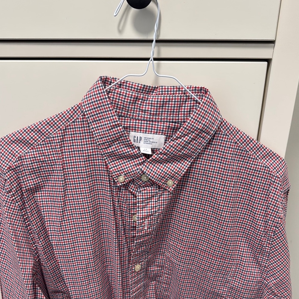 GAP Red and Blue Checkered Shirt